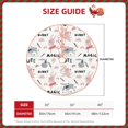 thumbnail image 2 of Rateoe Cute Magic Bunny Pattern Christmas Tree Skirt with Ties , Christmas Tree Decorations, Farmhouse Christmas Decor Xmas Holiday Decorations-36", 2 of 6