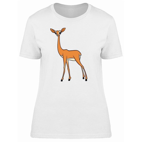 Gazelle Cartoon Tee Women's -Image by Shutterstock