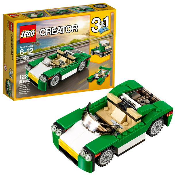 Lego Creator 3in1 Green Cruiser 31056 122 Pieces