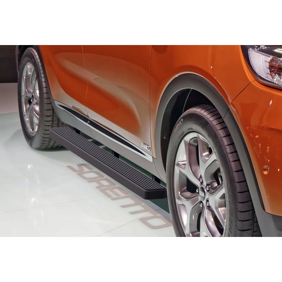 2014-2015 KIA Sorento Black Finish 5 Inch Door to Door Side Bar Side Step Running Board