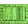thumbnail image 1 of Ahgly Company Indoor Rectangle Abstract Green Modern Area Rugs, 5' x 7', 1 of 4