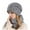 D, variant on Womens Mens Winter Beenie Hats Scarf Set Warm Baggy Knit Skulls Caps Neck Warmer With Fleeces Lined Cold Weather Hat For Adults
