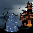 thumbnail image 6 of Honeii Raccoon blue point Print Poncho Cape, Cloak Coat, Snuggly Hooded Wearable Blanket, Hooded Cape For Teenagers,Halloween Costumes-Small, 6 of 7