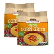 War Eagle Mill Yellow Corn Grits, USDA Organic, Non-GMO, 24 oz. Bag (Pack of 2)
