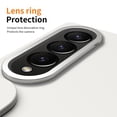 thumbnail image 2 of Rugged Phone Case for Samsung Galaxy Z Fold 3, Heavy Duty Shockproof Camera Lens Protection Hand Strap Kickstand Anti-Slip Drop Protective Case Cover for Samsung Galaxy Z Fold 3, White, 2 of 7