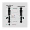 thumbnail image 2 of Portable Coffee Machine Household Rechargeable Battery Car Mini Electric Espresso Capsule Coffee Ma, 2 of 5