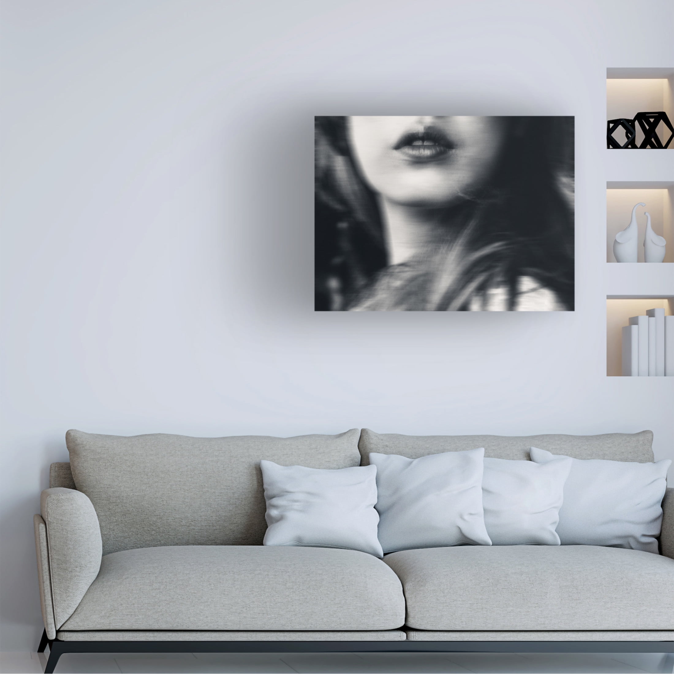 Trademark Fine Art Kahar Lagaa Your Lips Making Everything Strange Canvas Wall Art