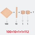 thumbnail image 4 of Montessori DIY Wooden Base Ten Blocks Math Learning Toy Manipulative Early Math Learning Package A, 4 of 9