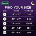 thumbnail image 5 of Depend Night Defense Incontinence Underwear for Women, Adult Diapers, M, 24 Count (2 Pack), 5 of 6