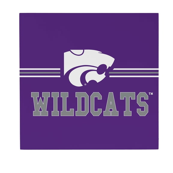 Kansas State Wildcats 12" x 12" Wood Wall Sign