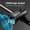 thumbnail image 1 of Bocina Electrónica Para Bicicleta Bicicleta Bike Electronic Loud Horn 120dB Electric Bell Ciclismo Accesorios (Negro), 1 of 8
