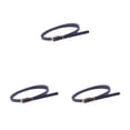 thumbnail image 4 of ZLight Ceinture pour Femmes Ceinture Intemporelle pour Usage Quotidien Ceinture Ajustable Bretelles de Robe en PU Ceinture de Taille Costumes Bleu Marine 3Ensemble, 4 of 6