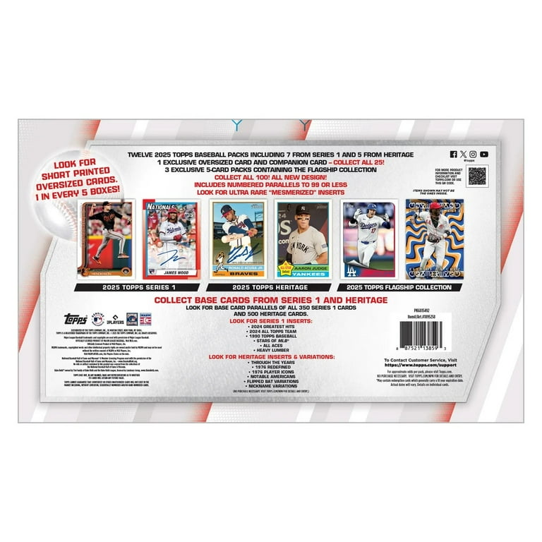 その他 Topps The Flagship Collection 2025 2025 Topps Baseball Flagship Collection Box – Series 1 +