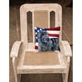 thumbnail image 2 of Carolines Treasures BB9660PW1818 Giant Schnauzer Patriotic Fabric Decorative Pillow  18H x18W multicolor, 2 of 2