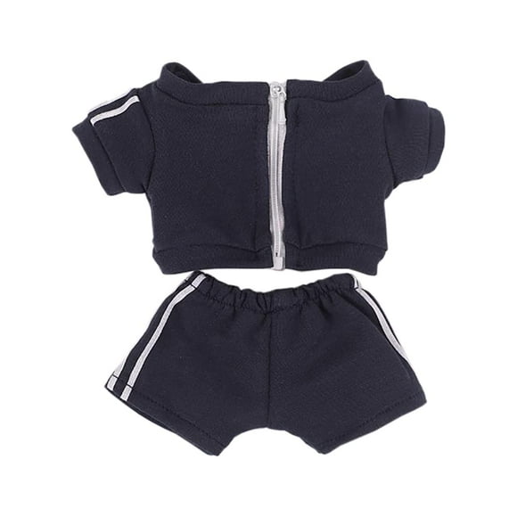 Niannyyhouse Ropa Deportiva Uniformes 7.8 "(20 Cm) Muñeco De Peluche Figuras De Peluche Juguetes Ropa (Azul Marino)