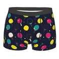 thumbnail image 5 of Uemuo Colorful Ping Pong Rackets Pattern Men's Boxer Briefs,Trunk Anti-Chafing,Comfortable, Durable, and Stylish Underwear-Medium, 5 of 9