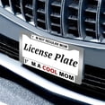 thumbnail image 6 of 2PC I'm Not Regular Mom. I'm a Cool Mom License Plate Prame Aluminum Rust-Proof Auto Parts License Plate Decorative Screws Fit Standard 2 Holes  U.S. License Plate, 2.2x 6.3 Inch, 6 of 7