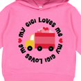 thumbnail image 3 of Inktastic My Gigi Loves Me Toddler Hoodie, 3 of 4