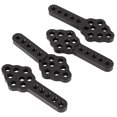 thumbnail image 2 of 4Pcs CNC Metal Mount Adjust Height Angle Stand for RC Crawler Car Axial SCX10 90046 D90 D110,Black, 2 of 5