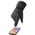 thumbnail image 3 of Guantes calefactores eléctricos de invierno para hombres y mujeres, termostato negro L y pantalla táctil, impermeables para actividades al aire libre/senderismo/pesca/esquí/camping, 3 of 5