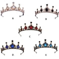 thumbnail image 2 of pitrice Couronne de Vampire Rétro Mariage Noir et Rouge Baroque Clip Cristal Multifonctionnel Cadeau Idéal Scène - Princesses et Noir-Rouge, 2 of 6