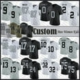 thumbnail image 2 of Custom Davante Adams Maxx Crosby Football Jersey Josh Jacobs Hunter Renfrow Jimmy Garoppolo Jakorian Bennett Daniel Carlson Marcus Epps Allen Bo Jackson Howie long, 2 of 7