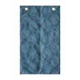 thumbnail image 1 of Egg Hanging Pocket Organizer, Floral Ornaments in Victorian Blossom Swirls in Dark Monotone Tones, Printed Polyester Storage Bag with Pockets, 21" x 31", Turquoise Deep Sky Blue, 1 of 2