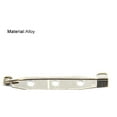 thumbnail image 7 of 100Pcs Practical Alloy Brooch Bar Backs Safety Pins with Holes for Jewellery Findings, 7 of 7