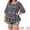 Black, variant on DARING DIVA Women's Plus Floral Half Sleeve Off Shoulder T Shirt Blouse 1X Black