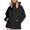Black #013, variant on Rain Jacket Women Waterproof Lightweight Packable Rain Jacket Hiking Zip Up Raincoats for Women with Hood Outdoor, XS
