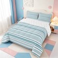 thumbnail image 2 of Erosebridal Abstract Striped Full Size Comforter Sets,Minimalist Stripe Bedding Comforter Set,Reversible,3-Piece,1 Comforter and 2 Pillowcases, 2 of 7