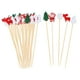 thumbnail image 4 of 4 Palillos De Madera Para Aperitivos, Suministros Para Fiestas, Palillos De Frutas De 12 Cm Para Comida, Bastones De Postre, 100 Piezas Mixtas, 4 of 8