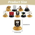 thumbnail image 3 of 9 Pcs Lawyer Graduation Honeycomb Centerpieces Decorations For Table Toppers Law Theme Congrats Grad Grad Sign School Class Decor Student, 3 of 6
