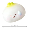 thumbnail image 4 of ICQOVD Squishy Garlic Stress Ball Soft Squeeze Decompression Tool, 4 of 9