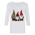 thumbnail image 4 of Abomasnow Christmas Shirts for Women Long Sleeve Crewneck Pullover Tops Funny Garden Gnome Graphic Tees for Family S-5XL, 4 of 5