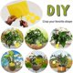 thumbnail image 2 of 100 Pieces Yellow Double Sided Fly Trap, Double Sided Yellow Traps for Flying Insects - Greenhouse And Outdoors, Aphids, Fungus Gnats, Mosquitoes, Aph, 2 of 4