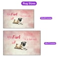 thumbnail image 5 of Every Fart is Love Note Pug Guilty Face Happy Valentine's Indoor Rug Dog Lover Gifts Carpet Living Bed Room Sofa Home Decor - 01016, 5 of 5