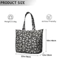 thumbnail image 5 of Flower Women's Large Weekend Travel Bag Moving Canvas Handbag Thick Double Layer Beach Weekend Travel Unisex Hospital Maternity Delivery with Toiletry Waterproof, 5 of 5