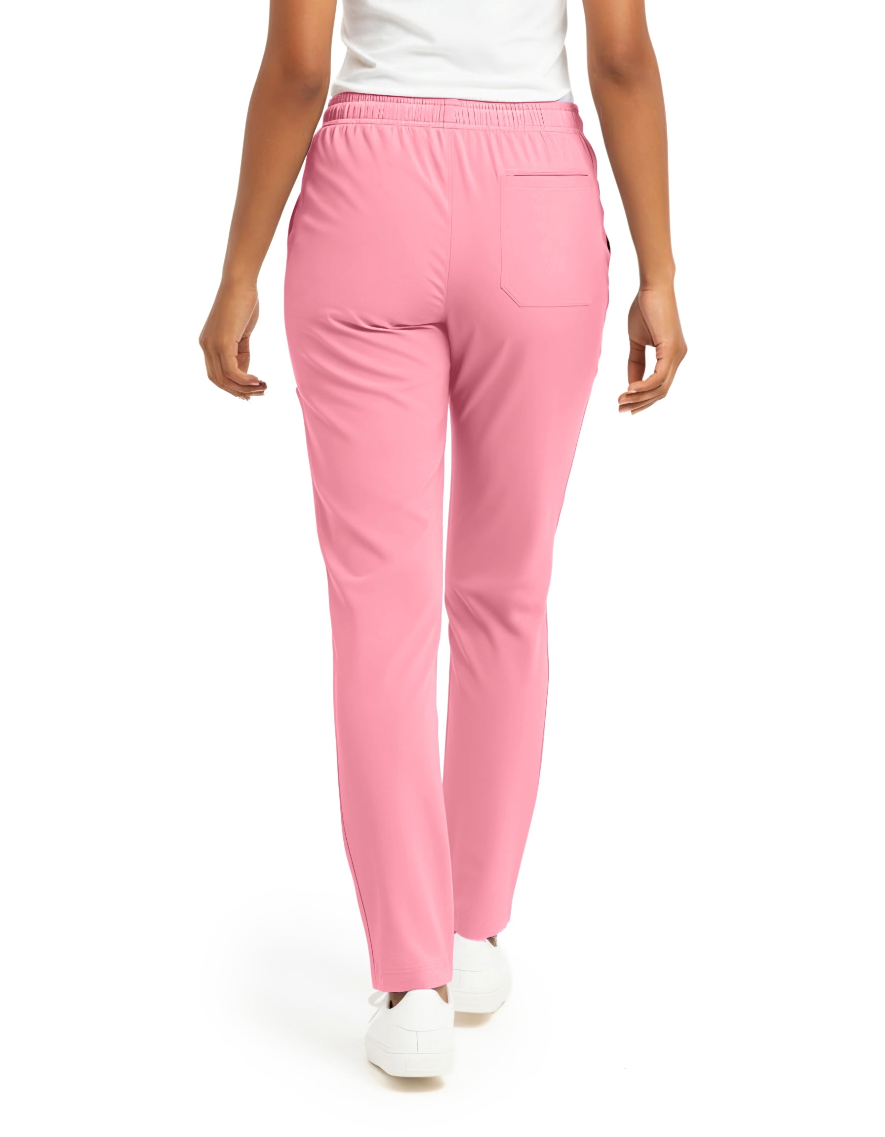 Hey Collection Women’s 5-Pocket Anti-Wrinkle Medical Scrub Set – V-Neck Top & Straight Leg Pants, Comfortable Flexible Nursing Uniforms