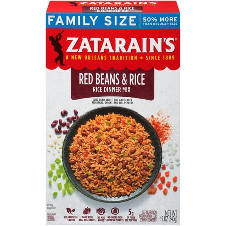 Zatarain's Red Bean & Rice Family Size, 12 oz