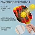 thumbnail image 2 of Pickleball Paddles Set Of 2, Fiberglass Surface, Flame Print, 4 Balls & Bag, 2 of 5