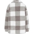 thumbnail image 2 of Flannel Shirt for Women Plaid Jackets Coat Long Sleeve Oversized Shacket Trendy Causal Fall Winter Clothes, 2 of 5
