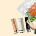 thumbnail image 3 of Vacuum Pump Portable charging Food Bag Air extractor for homeVacuum Sealing S20 Pink version, 3 of 9