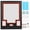 Black & Orange, variant on Sports Jersey Shadow Box Frame, Wall-Mount Display Case with Dual-Color Mat, Photo Slots & Mounting Hardware (Red Top & Orange Base)