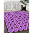 thumbnail image 2 of Ahgly Company Indoor Rectangle Patterned Tyrian Purple Area Rugs, 3' x 5', 2 of 6