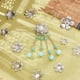 thumbnail image 2 of 10 estilos de tapas de cuentas de filigrana y flores de hierro, tapas espaciadoras de metal para aretes, pulseras y collares - Fabricación de joyas DIY, platino, 2 of 6