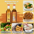 thumbnail image 2 of Rani Sesame Oil 16.9 Ounce (500ml) Cold Pressed | 100% Natural | NON-GMO | Kosher | Vegan | Gluten Free, 2 of 8