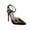 Black 7.5, variant on MKF Collection Women's Thin High Heel with Adjustable Strap by Mia K