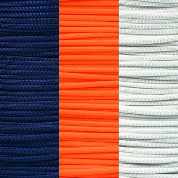 Paracord Planet Baseball Inspired Team Spirit Kits - Genuine 550 Paracord - 100 Feet Per Color for Survival Bracelets, Lanyards, Keychains, and More
