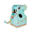 thumbnail image 1 of Animales para niños, cartón, juguetes, bricolaje, papel, jardín de infancia, actuación, teatro, accesorios, regalos Elefante azul, 1 of 9